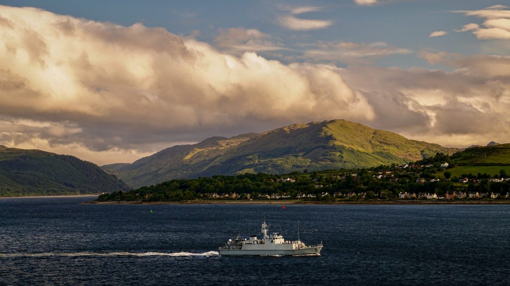 Greenock in River Clyde